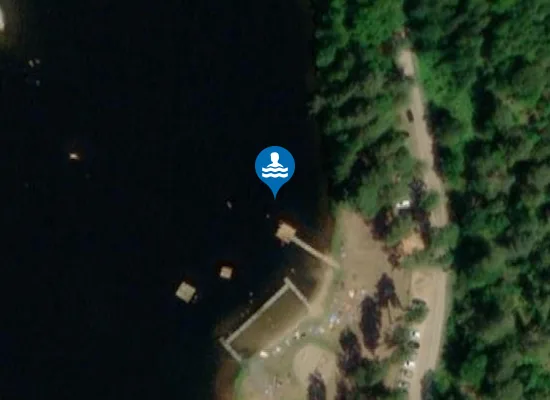 Satellite image of Skärsjön