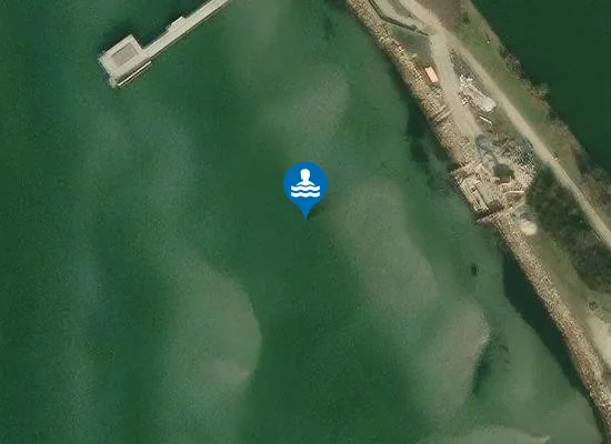 Satellite image of HAMNHUSEN, T-BRYGGAN