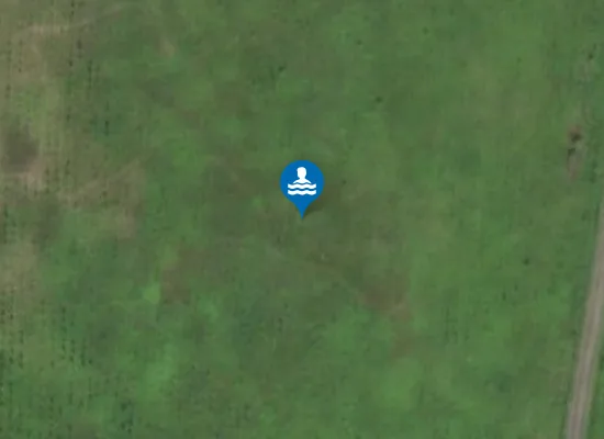 Satellite image of Ivösjön, Strandängen