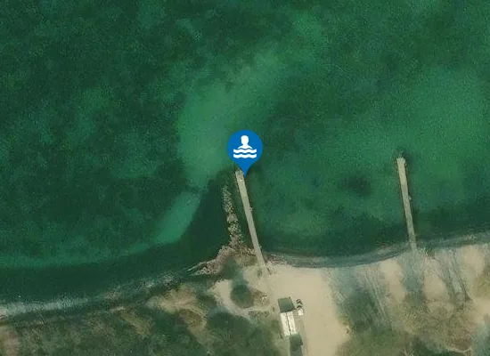 Satellite image of KLAGSHAMNS BADPLATS