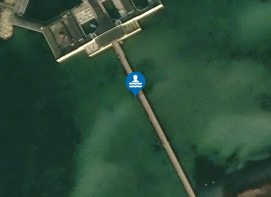 Satellite image of RIBERSBORG, KALLBADHUSET