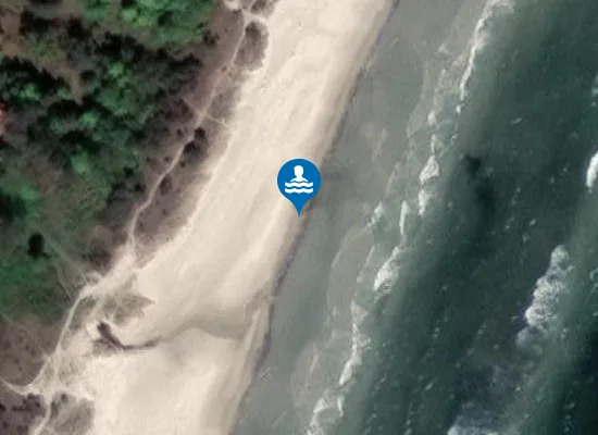 Satellite image of KYHL, BORRBY STRAND