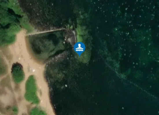 Satellite image of Baskemölla