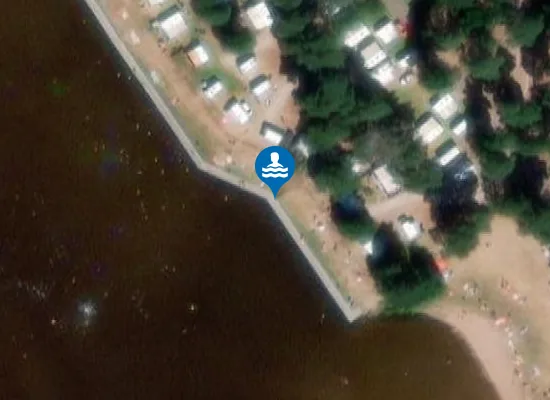 Satellite image of SILJANSBADET, CAMPINGEN