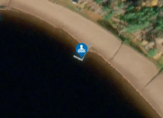 Satellite image of Tingsnäsbadet, Saxviken Siljan