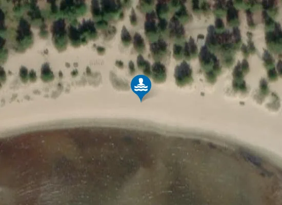 Satellite image of NORRMJÖLE HAVSBAD