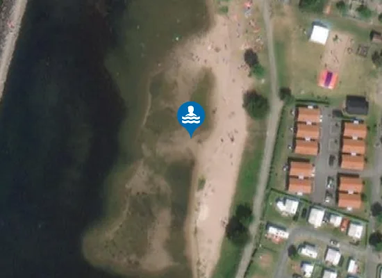 Satellite image of Gränna strandbad