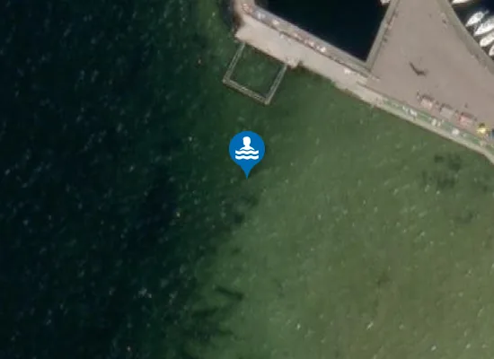 Satellite image of Färjestadens hamn