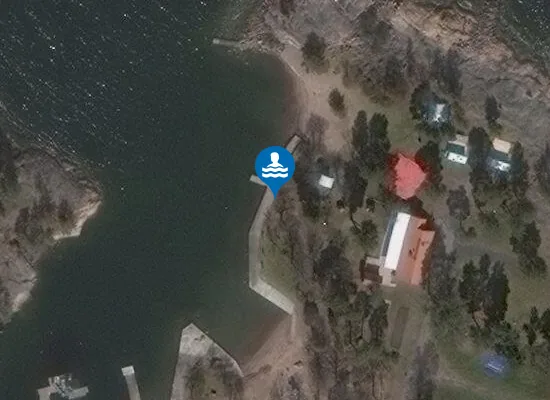 Satellite image of GUNNARSÖ HOPPTORN