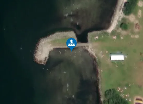 Satellite image of LUNDEGÅRDS BADPLATS