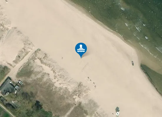 Satellite image of OSTSEE AHLBECK SEEBRUECKE