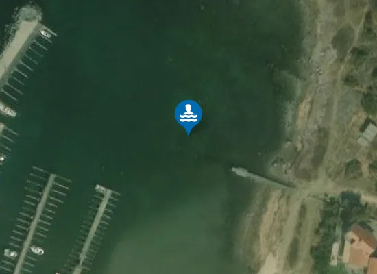 Satellite image of Gårda brygga - Hamn