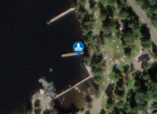 Satellite image of KÅSJÖN, BARNBRYGGAN