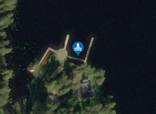 Satellite image of SKENE HEDGÄRDESJÖN