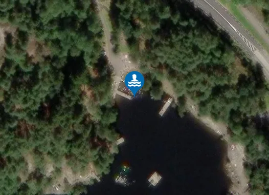 Satellite image of BERGSJÖN
