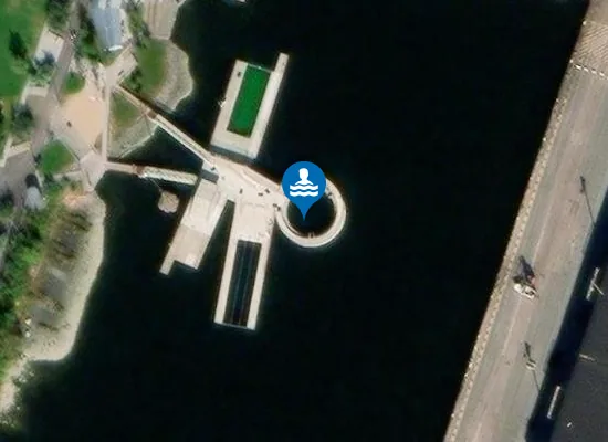 Satellite image of Hamnbadet