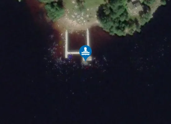 Satellite image of VÄSTRA INGSJÖN