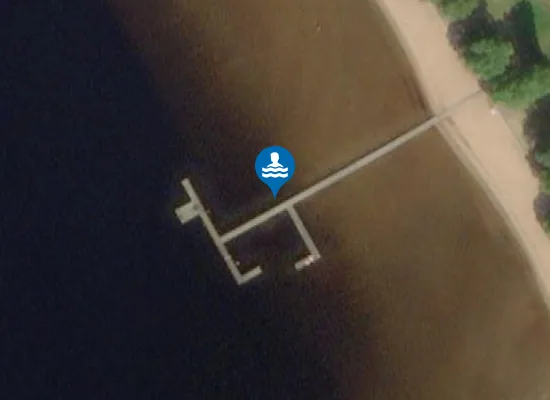 Satellite image of STORA FÄRGEN, LYGNAREDS CAMPING