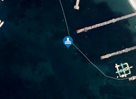 Satellite image of OSREDNJA PLAŽA PORTOROŽ