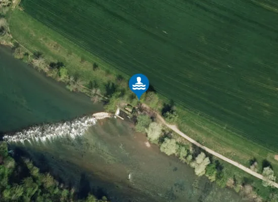 Satellite image of KOPALNO OBMOČJE KOLPA, RADENCI