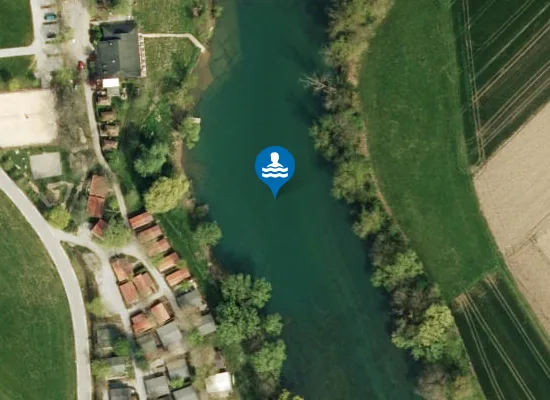 Satellite image of KOPALNO OBMOČJE KOLPA, PODZEMELJ