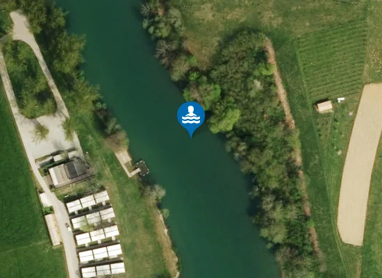 Satellite image of KOPALNO OBMOČJE KOLPA, PRIMOSTEK