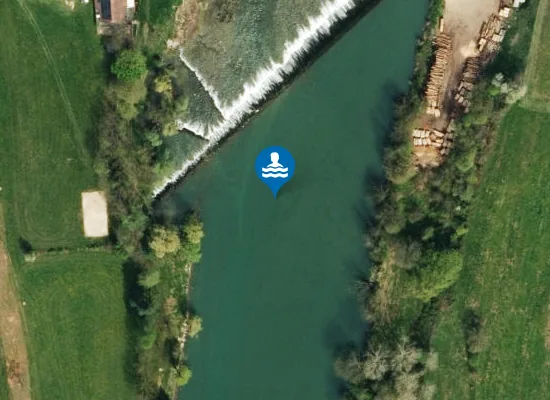 Satellite image of KOPALNO OBMOČJE KOLPA, DRAGOŠI–GRIBLJE