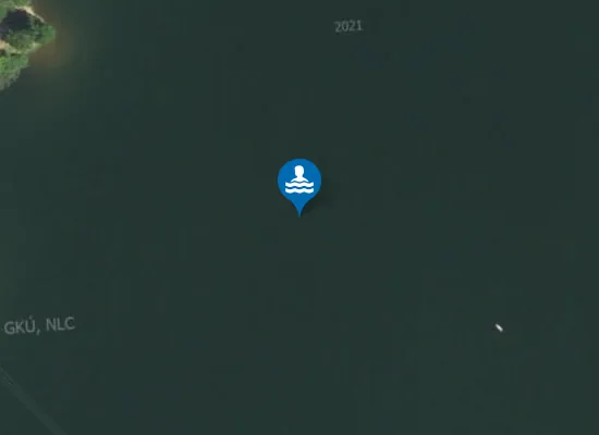 Satellite image of POČÚVADLIANSKE JAZERO