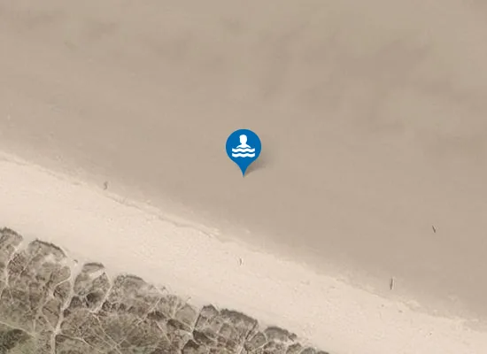 Satellite view of Bamburgh Castle
