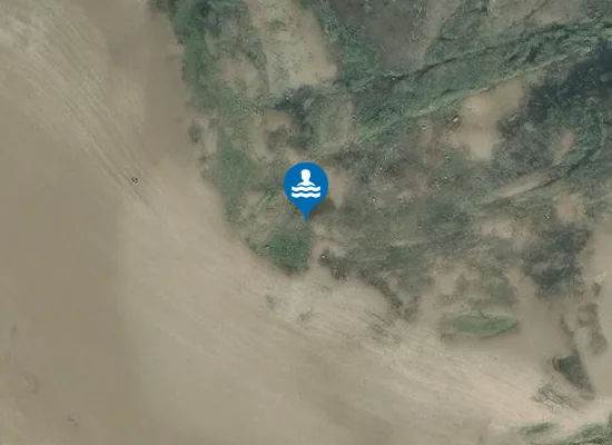 Satellite view of Amble Links