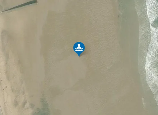 Satellite view of Blyth South Beach