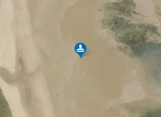 Satellite view of Tynemouth Long Sands North
