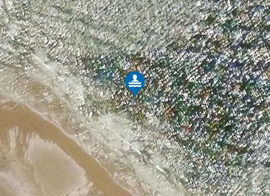 Satellite view of Seaton Carew North Gare