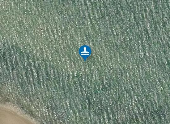 Satellite view of Marske Sands