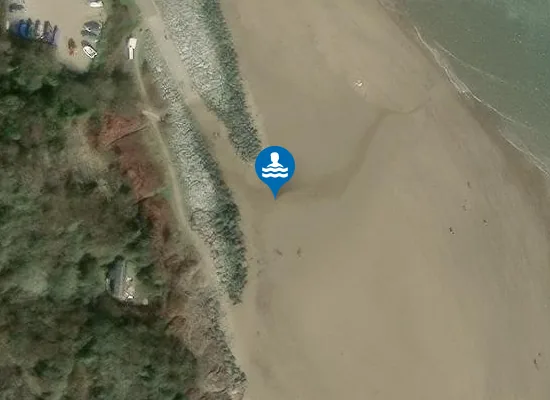 Satellite view of Runswick Bay