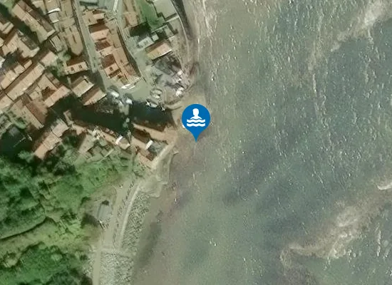 Satellite view of Robin Hoods Bay