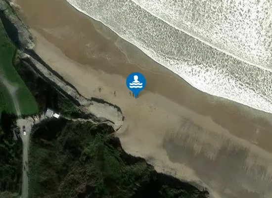 Satellite view of Cayton Bay