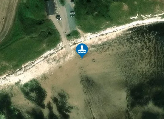 Satellite view of Flamborough South Landing