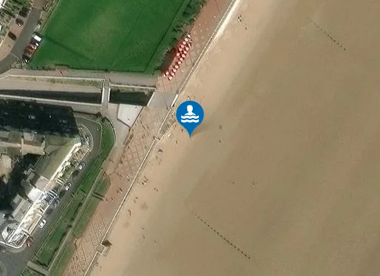Satellite view of Bridlington North Beach
