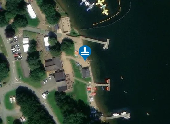 Satellite view of Rutland Water Whitwell Creek