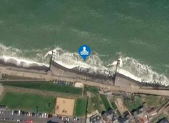 Satellite view of Sheringham