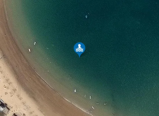 Satellite view of Sea Palling