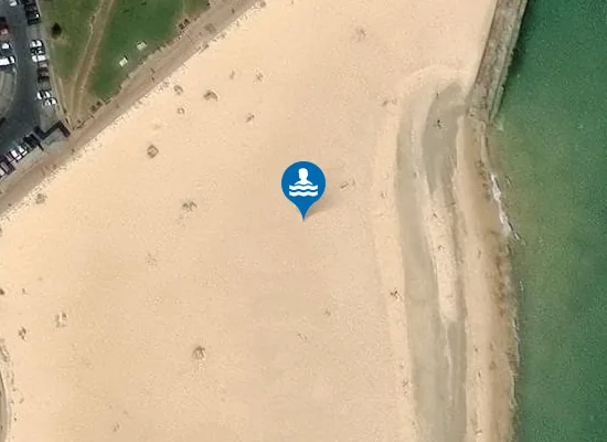 Satellite view of Gorleston Beach