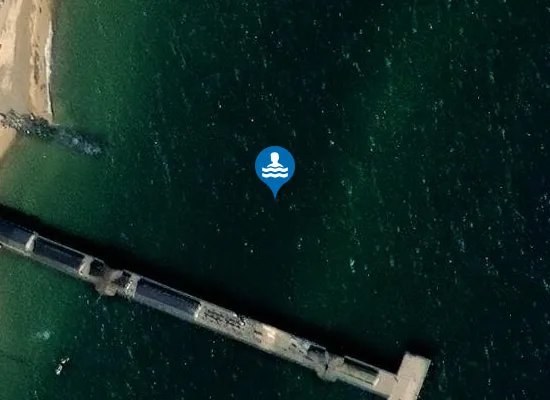 Satellite view of Southwold The Pier