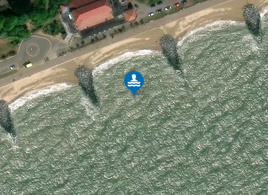 Satellite view of Felixstowe North