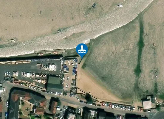 Satellite view of Manningtree Beach, Stour Estuary