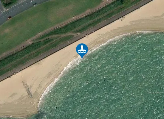 Satellite view of Clacton