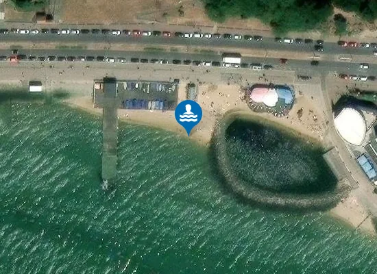 Satellite view of Southend Three Shells