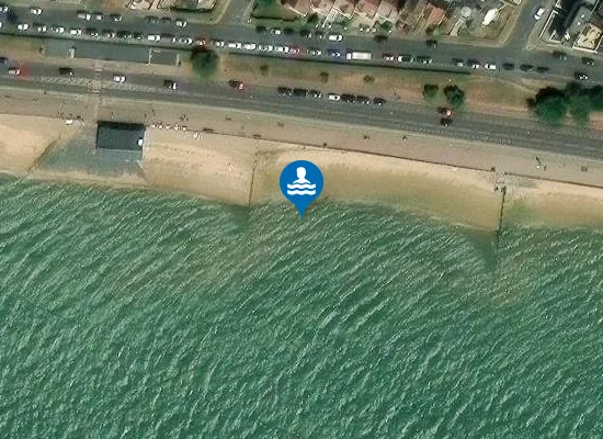 Satellite view of Southend Westcliff Bay