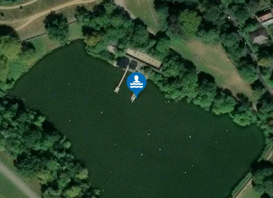 Satellite view of Hampstead Heath (Mens Pond)